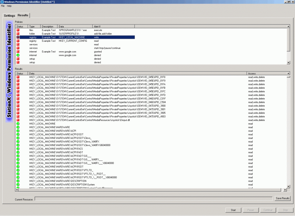 Windows Permission Identifier