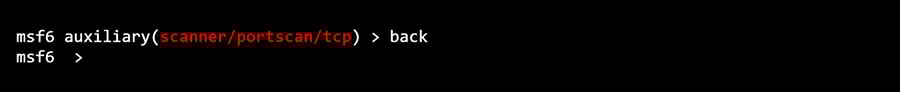Back Terminal Console Output