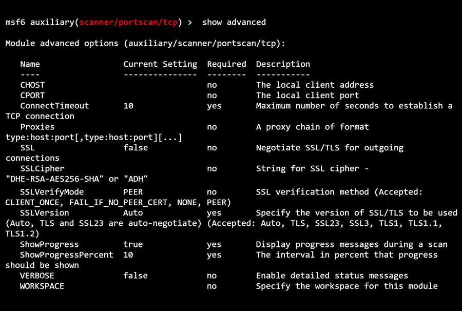 show advanced Terminal Console Output