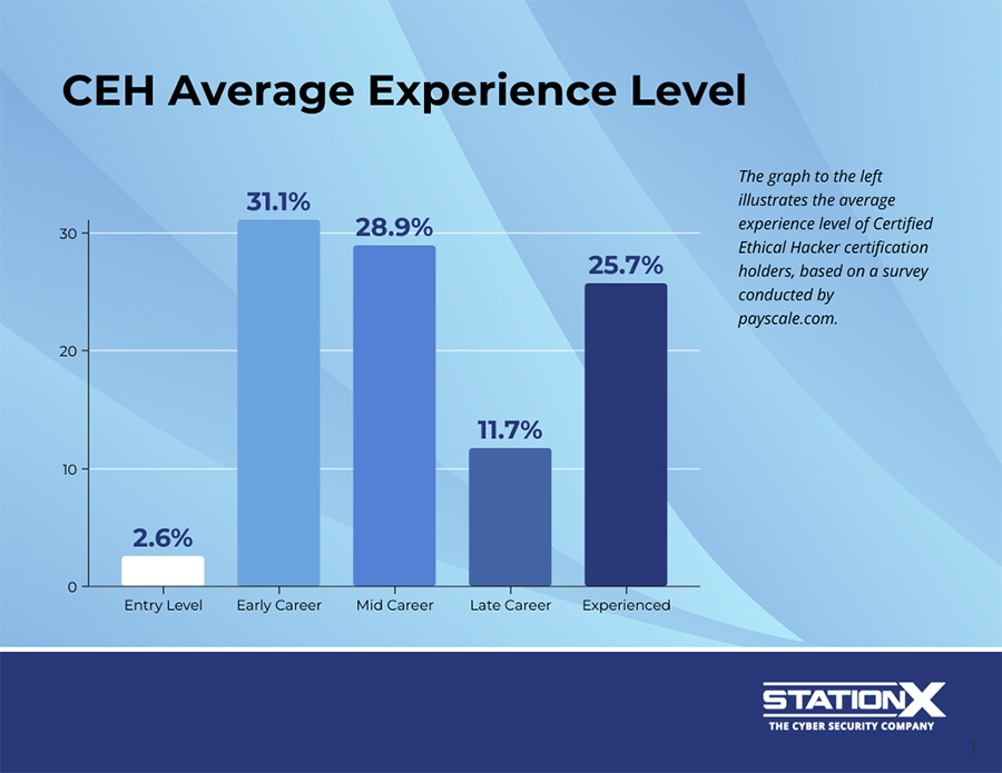 CEH average experience level