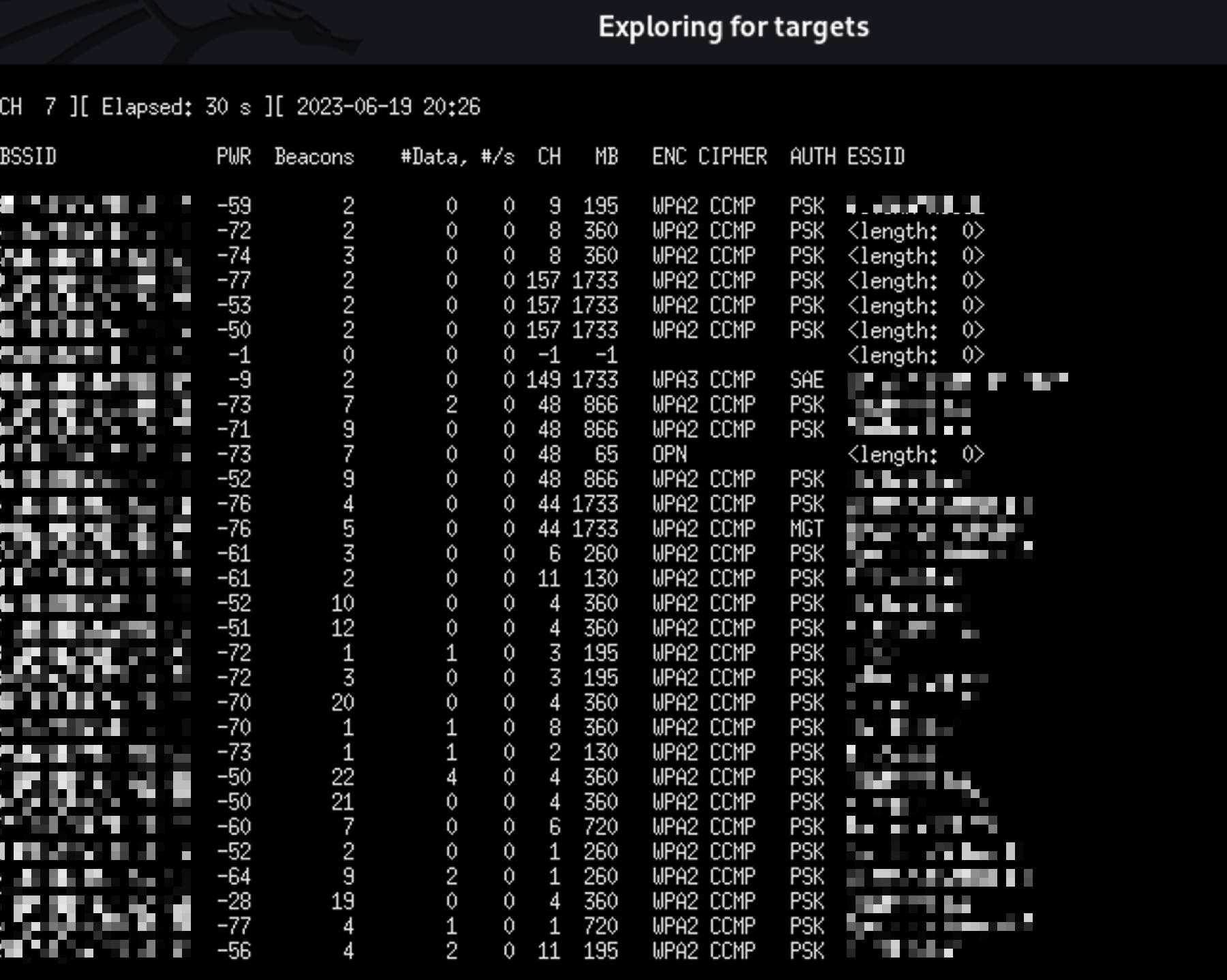 Discovering nearby networks Discovering nearby networks