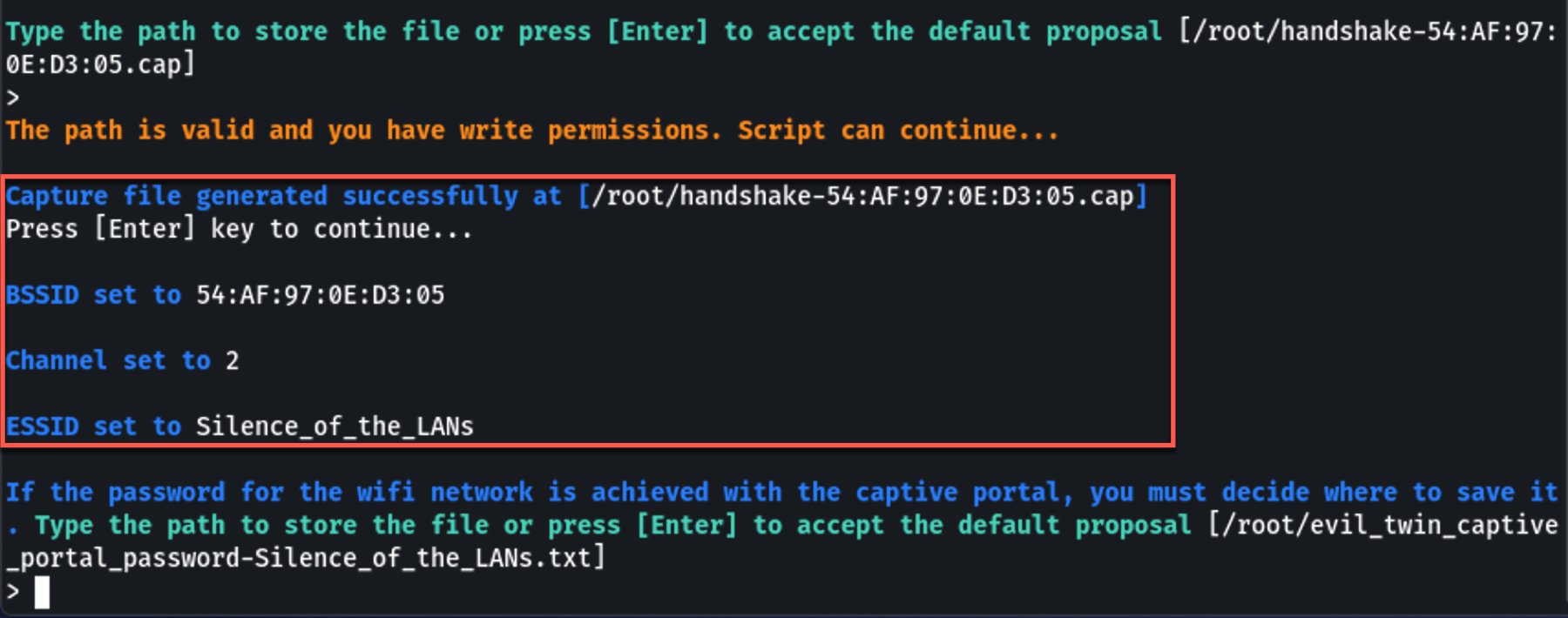 Successful handshake and PMKID capture Successful handshake and PMKID capture