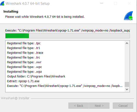 Begin the installation process