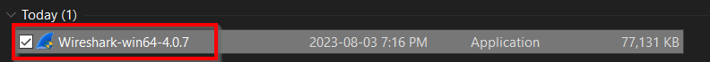 Open the file from your Download folder