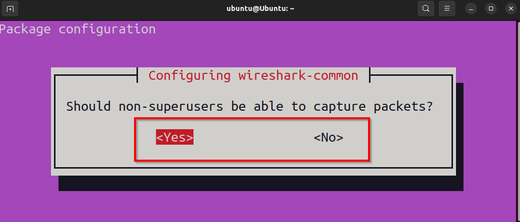 Choose “Yes” or “No.”