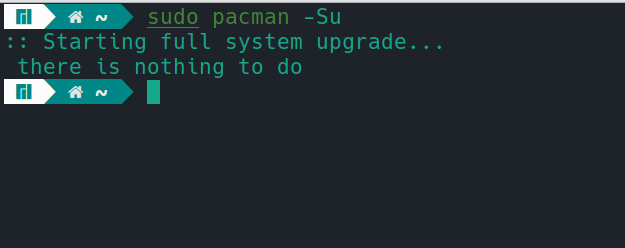 We must update all installed packages to their latest versions with the following command