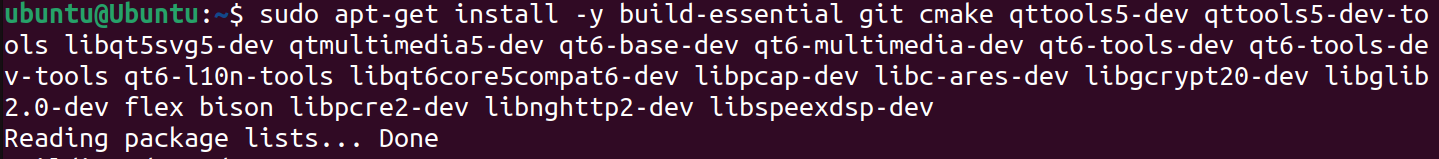 Install the necessary packages