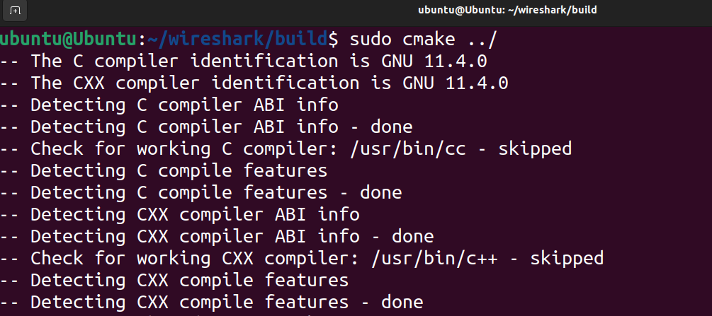 Sudo cmake