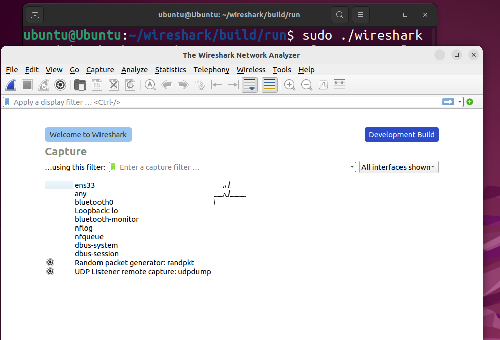 Running the following command