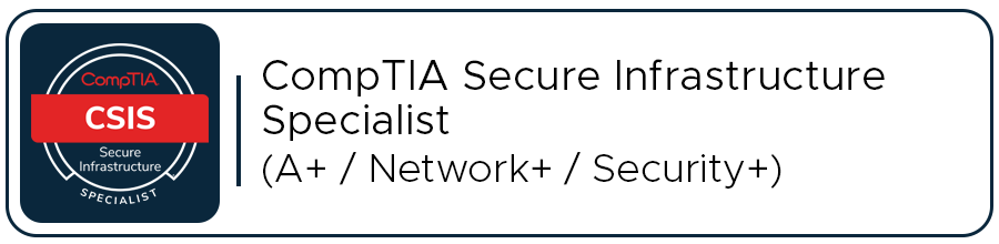 CompTIA Secure Infrastructure Specialist