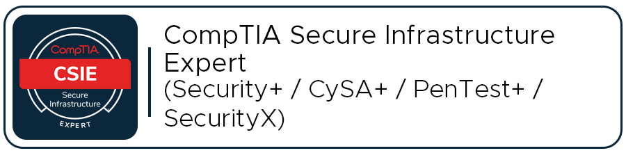 CompTIA Secure Infrastructure Expert