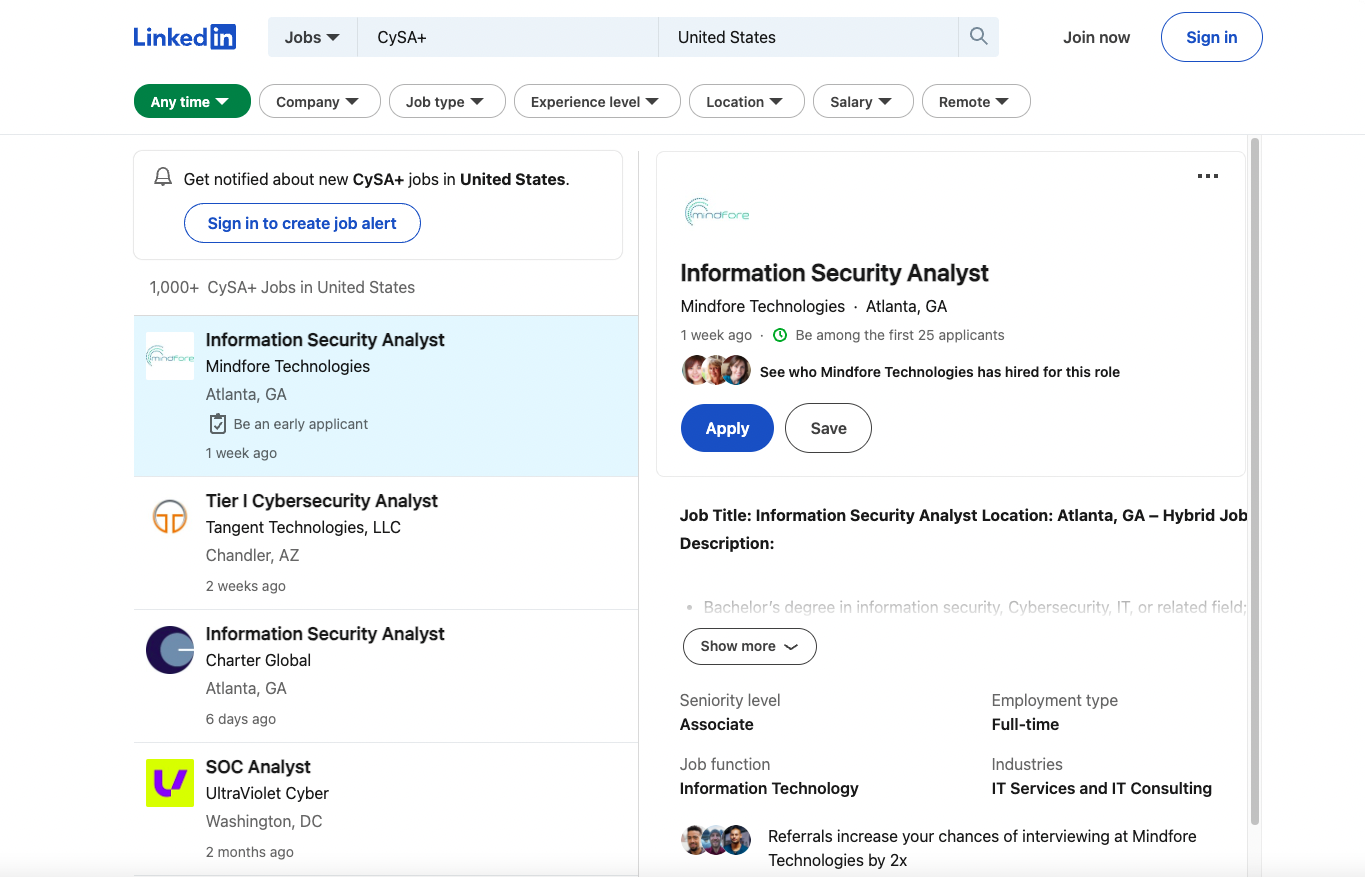 Information Security Analyst