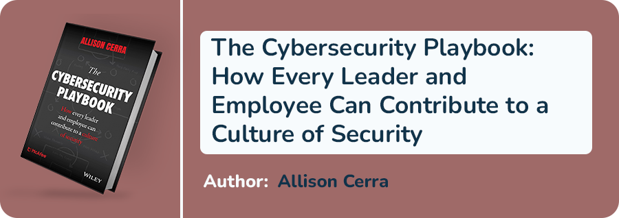 The cybersecurity play book