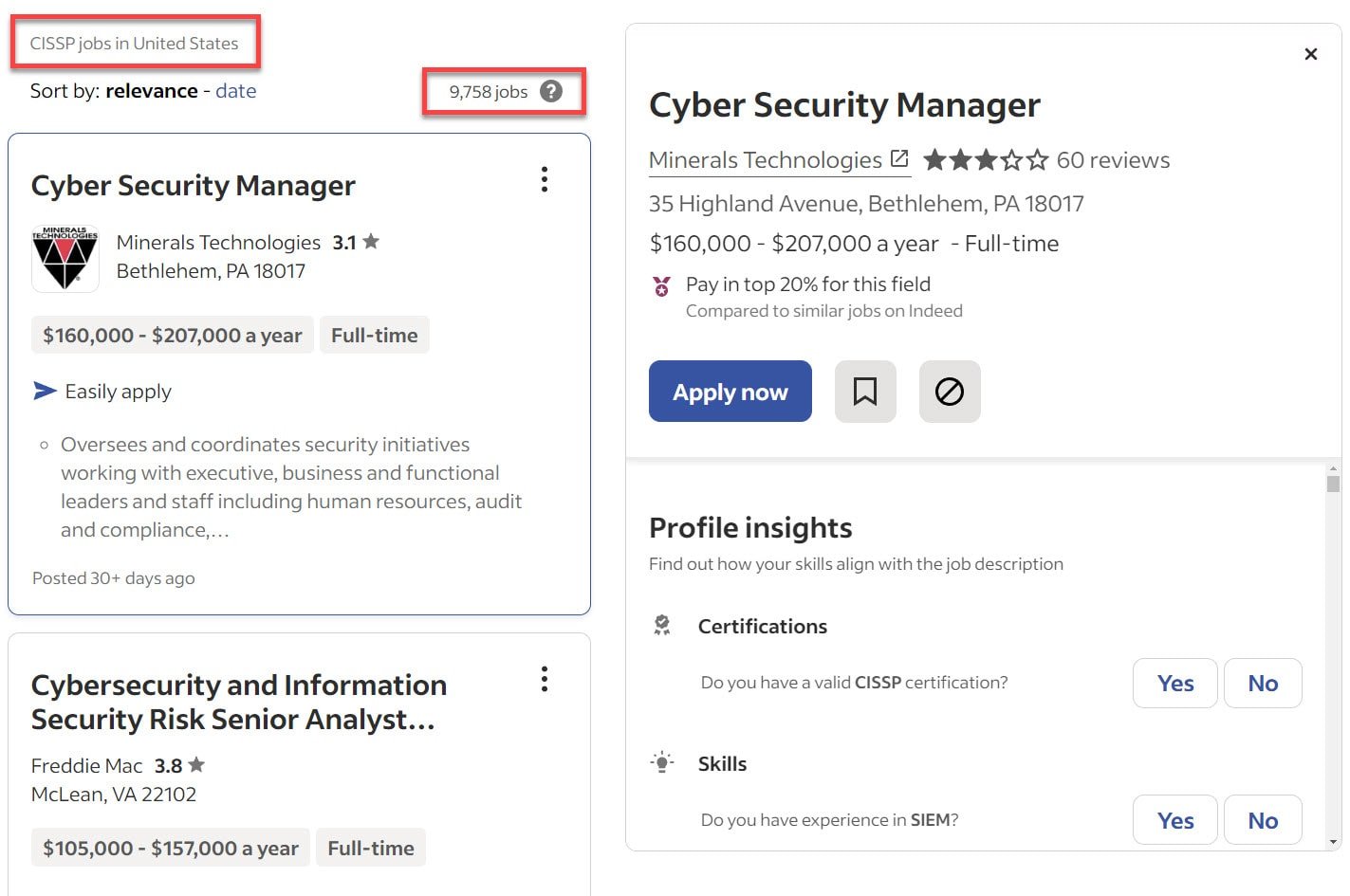Cyber Security Manager