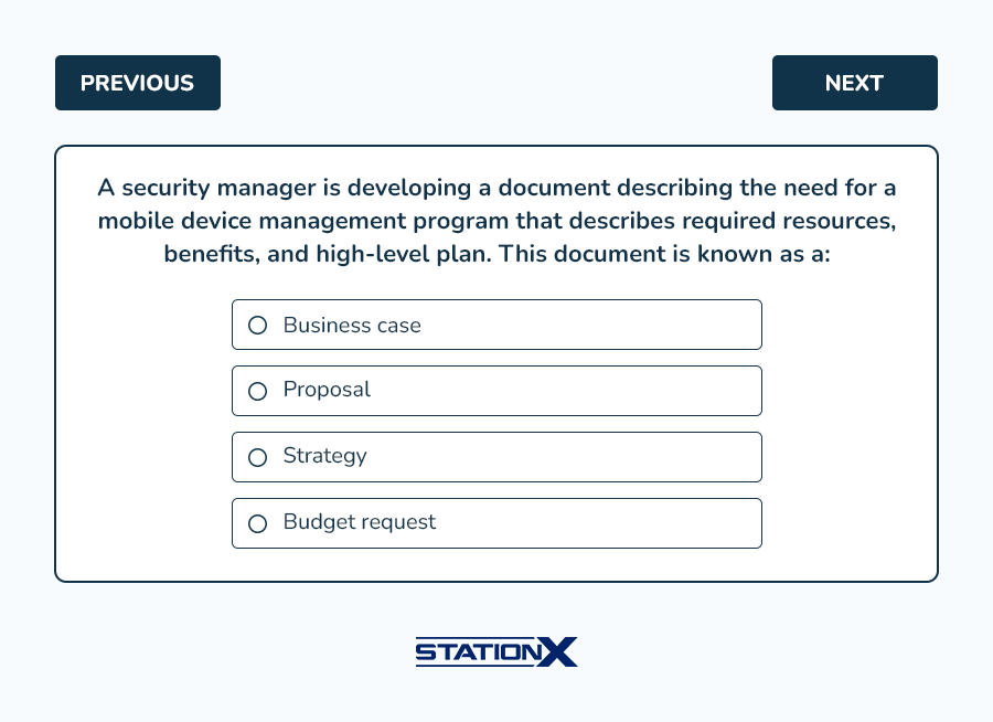 Domain 3 - Information Security Program