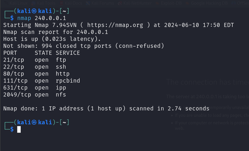 Sudo ip route