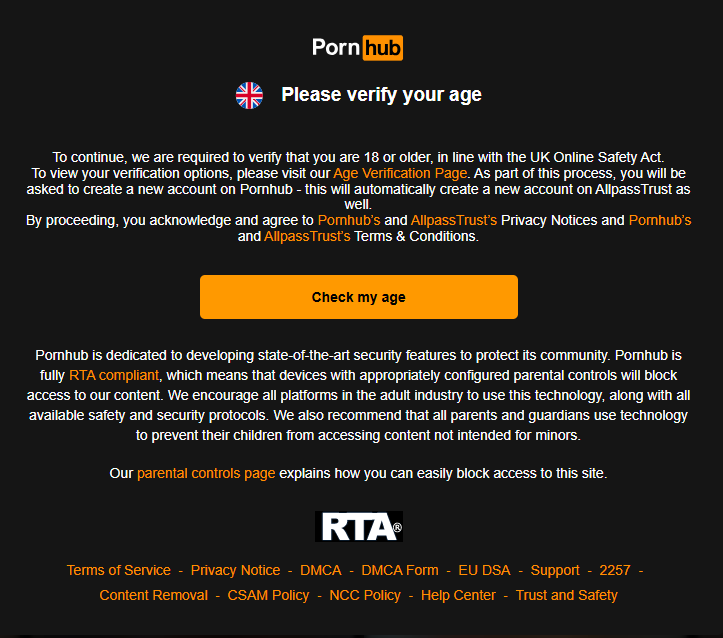 Age Verification Online Safety Act