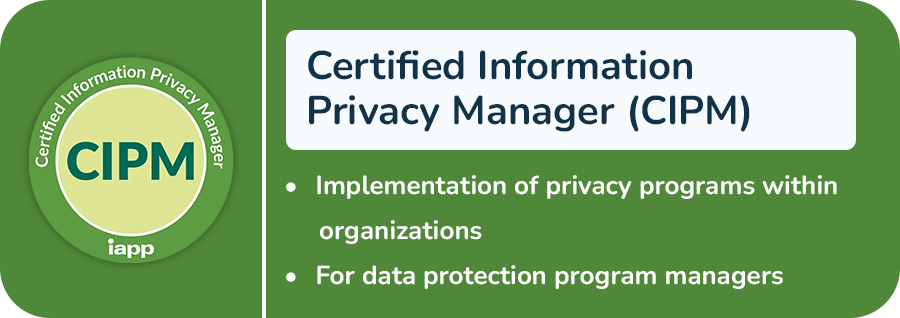 Certified Information Privacy Manager