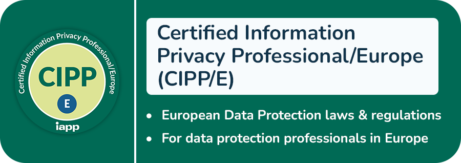 Certified Information Privacy ProfessionalEurope