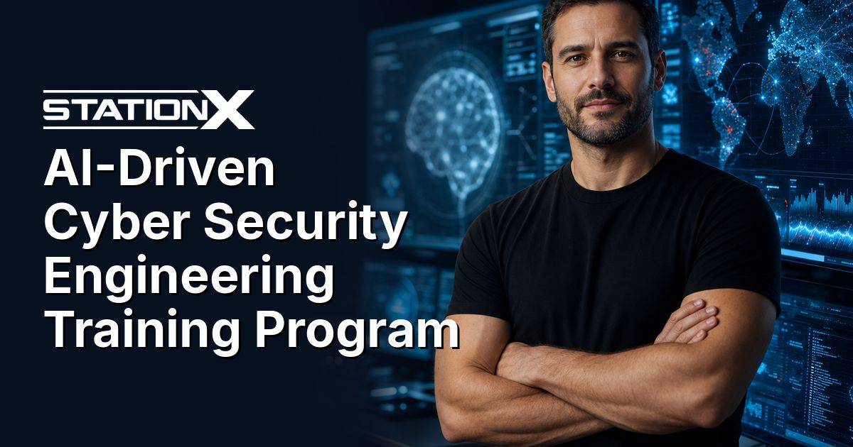 AI Masters Program banner StationX AI-Driven Cyber Security Engineering Training Program