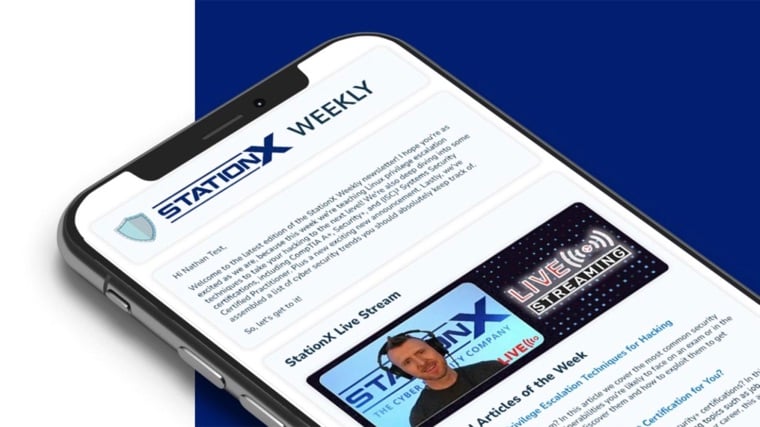 StationX Weekly newsletter